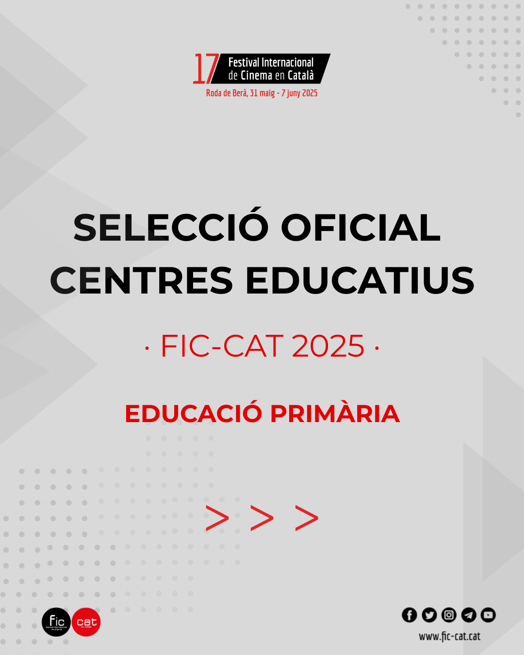 20 produccions formen part de la Selecció Oficial Centres Educatius 