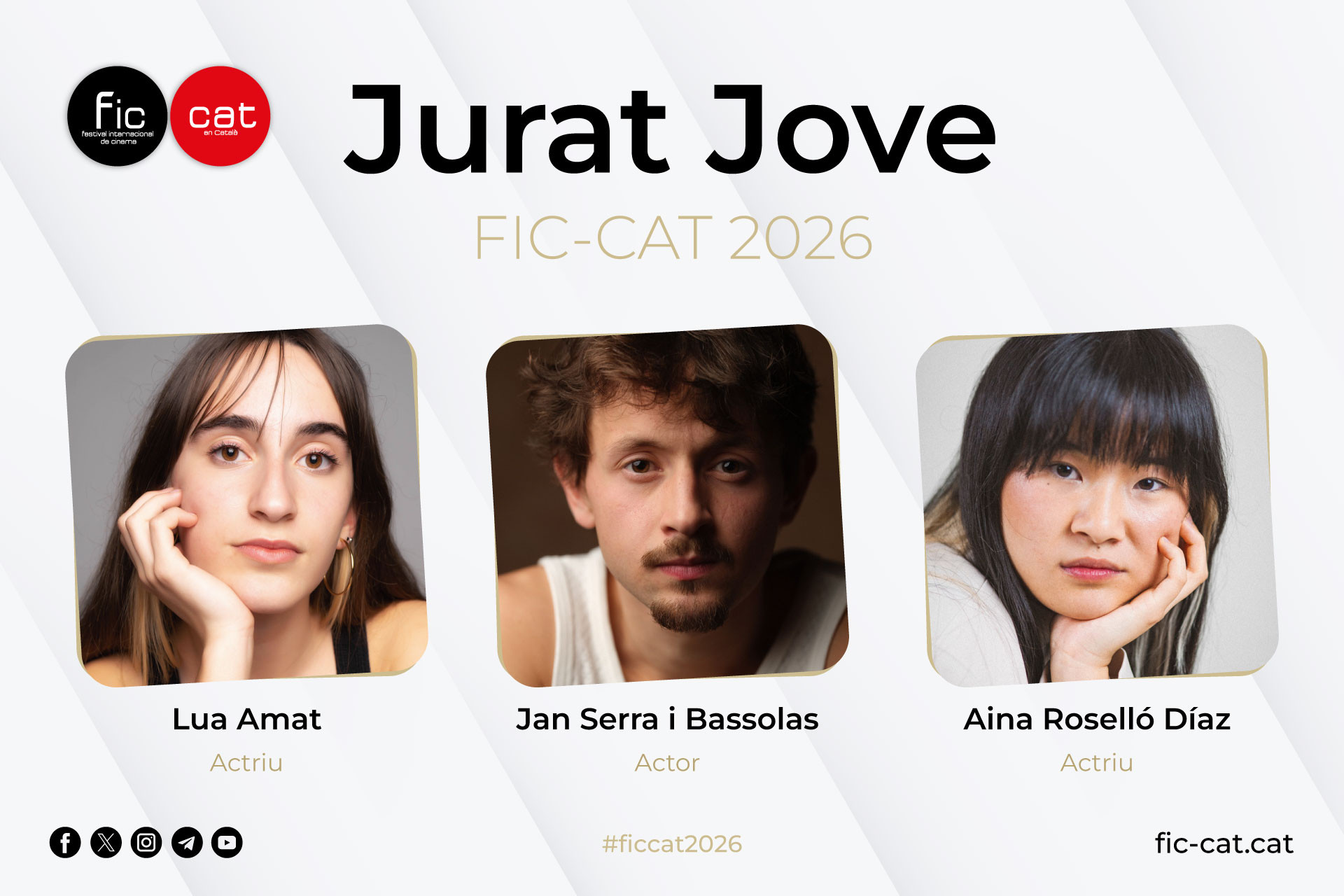 El Jurat Jove del FIC-CAT 2026 aportarà una mirada rigorosa i compromesa al talent emergent