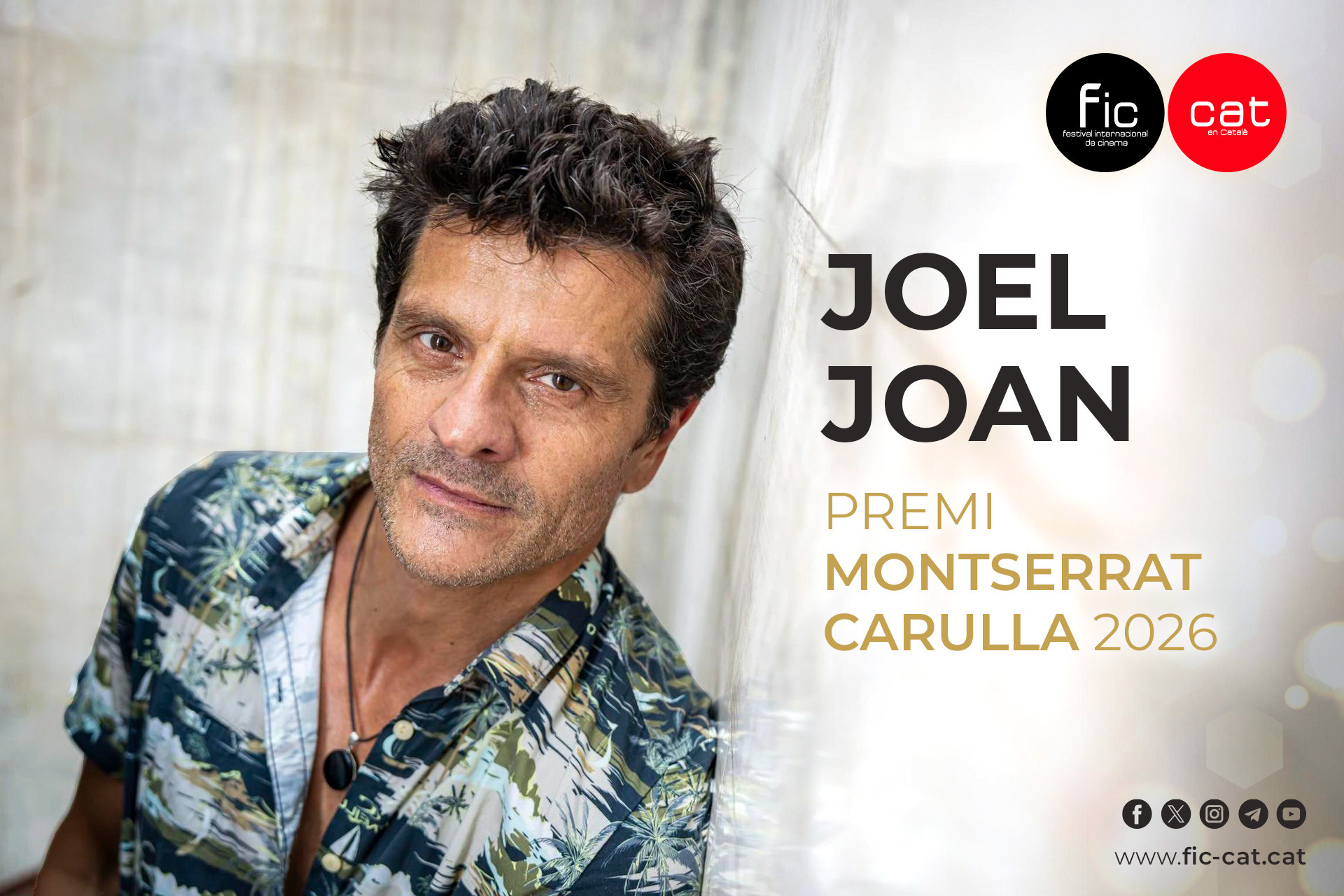 Joel Joan, Premi Montserrat Carulla del FIC-CAT