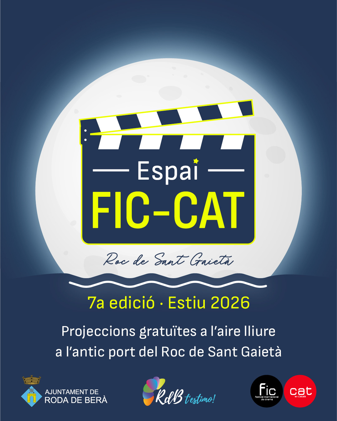 L’Espai FIC-CAT torna al Roc de Sant Gaietà amb la 7a edició de cinema a l’aire lliure
